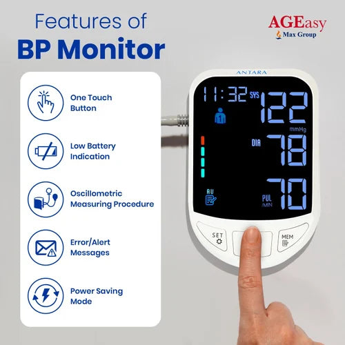 Antara AGEasy Fully Automatic Digital Blood Pressure Monitoring Device 22-42cm