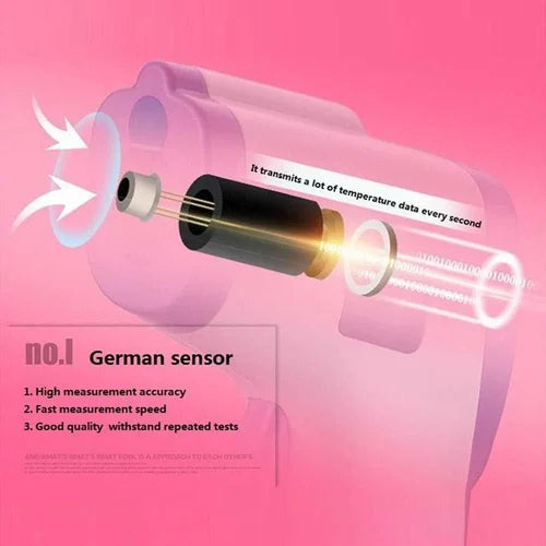 MCP YI-400 Infrared Forehead Thermometer Gun 3 Color Indicator