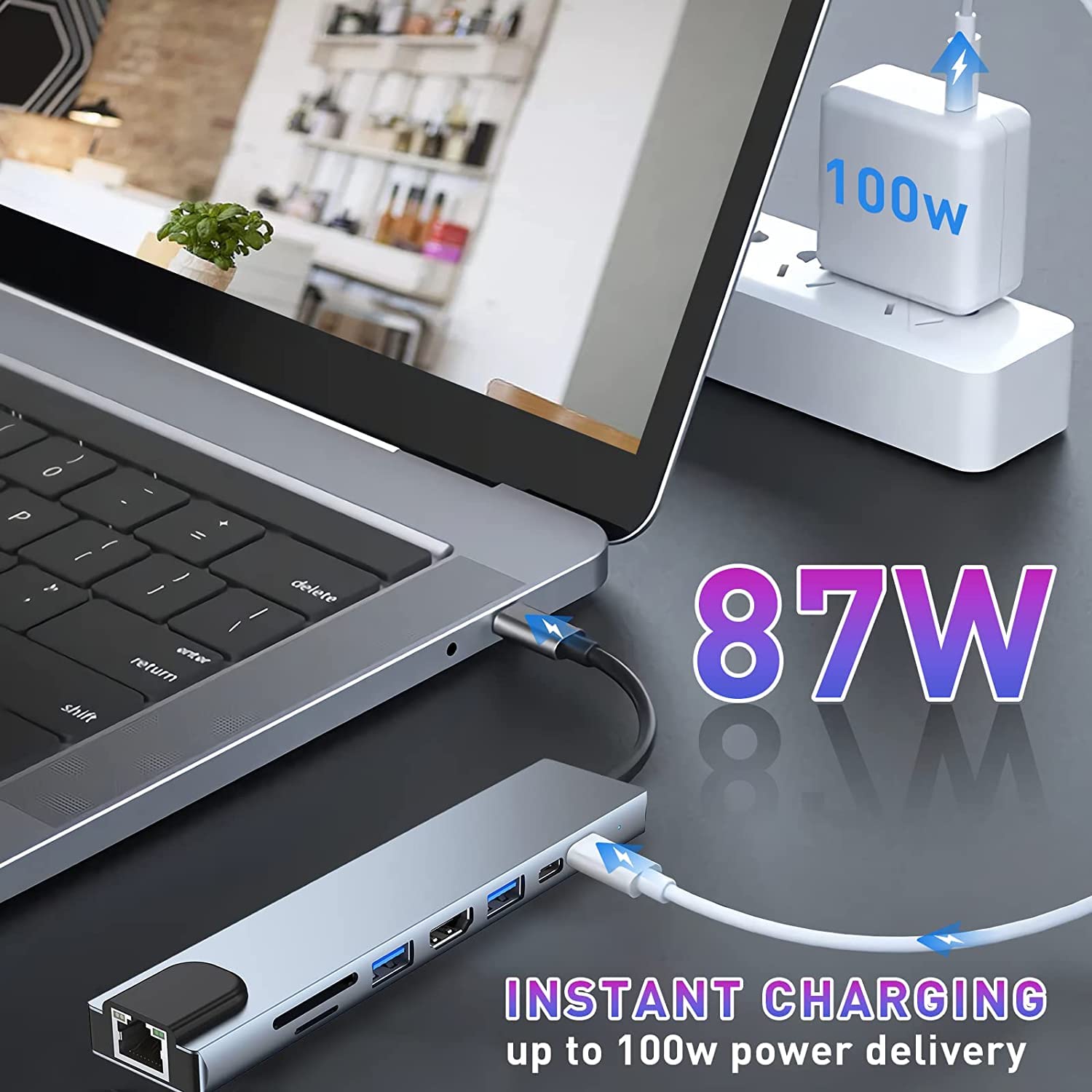 8 in 1 USB Hub