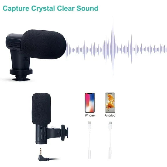 Vlogger Kit – Tripod, Light &amp; Mic Set