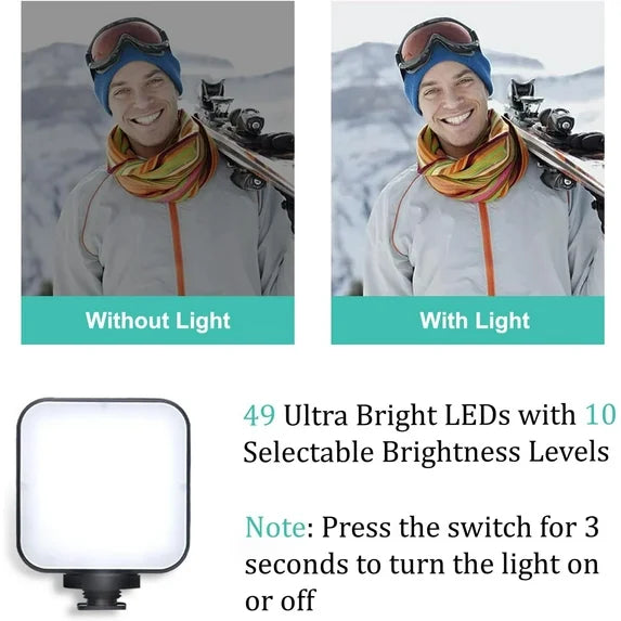 Vlogger Kit – Tripod, Light &amp; Mic Set