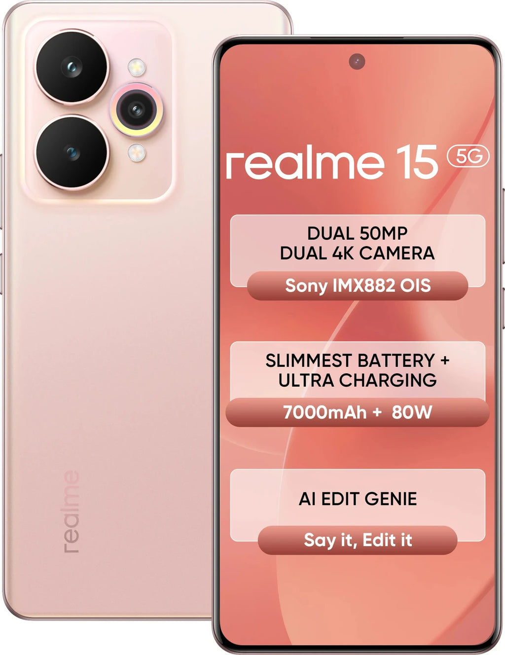 realme 15 5G (Flowing Silver, 256 GB) (8 GB RAM)